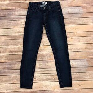 Paige Verdugo Ankle Skinny Jeans in Paula Dark Wash